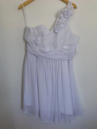 Vestido blanco de fiesta