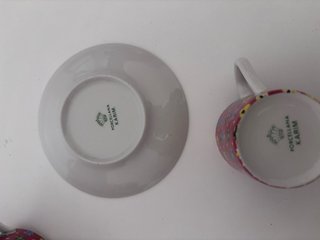 Set Caffe Zuccheriera Porcellana Multicolor