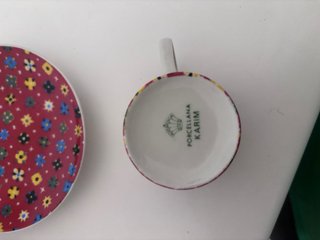 Set Caffe Zuccheriera Porcellana Multicolor
