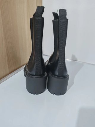 Botines Zara Mujer Talla 37 Negros