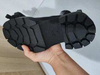 Botines Zara Mujer Talla 37 Negros
