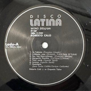 Roberto Caló y su Orquesta Típica LP