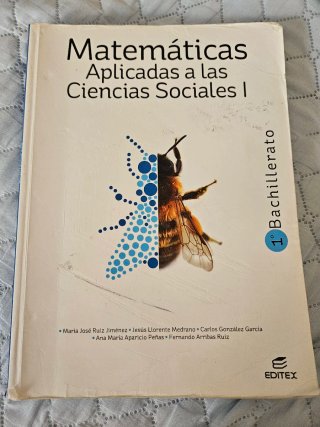 Matematicas aplicadas 1 bachillerato