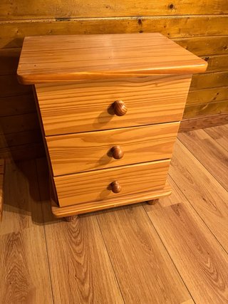 Mesitas de noche de madera (2 unidades)