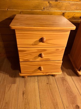 Mesitas de noche de madera (2 unidades)