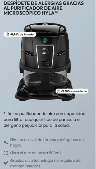 Aspiradora Hyla Purificador Aire