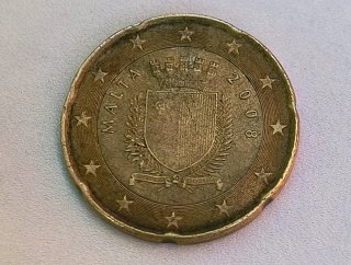 Moneda 20 céntimos Euro Malta 2008