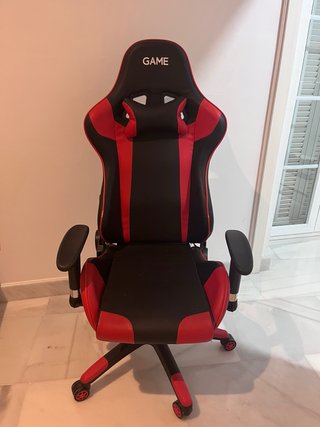 Silla Gamer Negra y Roja