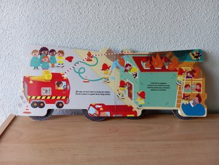 LIBRO EL CAMIÓN DE BOMBEROS INFANTIL NUEVO.