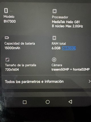 Blackview BV7300 Negro