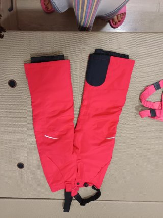 Traje de esquí rojo para niños 4-6 años