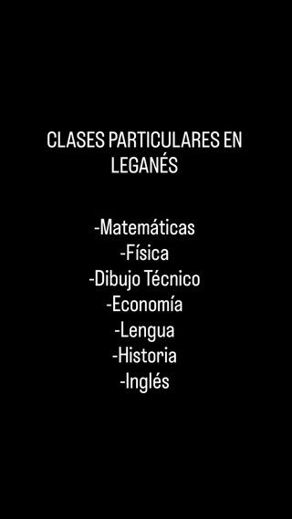 clases particulares en Leganés