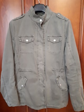 Chaqueta verde militar mujer