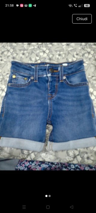 Pantaloncini jeans bimbo mayoral 4 anni