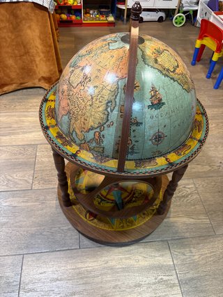 Globo del mundo Botellero Decorativo