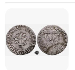 Moneda Navarra 1 Real Fernando 1513-1516