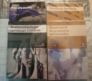 Lote libros 1 Grado Medio Farmacia