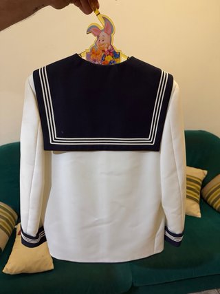 Traje de Comunión Marinero Blanco y Azul