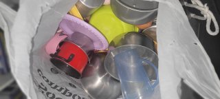 Cocinita de juguete con accesorios