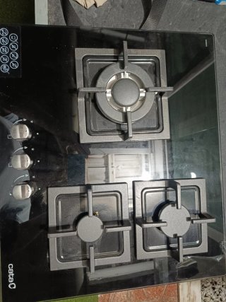 Placa de gas Cata 3 fuegos sin estrenar