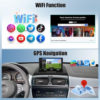 Radio BMW X3 E83 2004-2012 CarPlay Android
