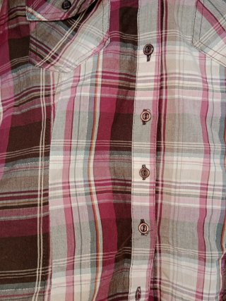 Camisa cuadros mujer talla M/38