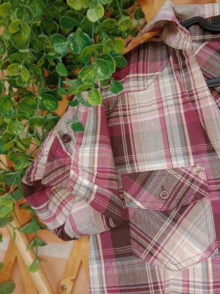 Camisa cuadros mujer talla M/38