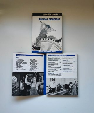 DVDs Chaplin: Tiempos Modernos y El Gran Dictador
