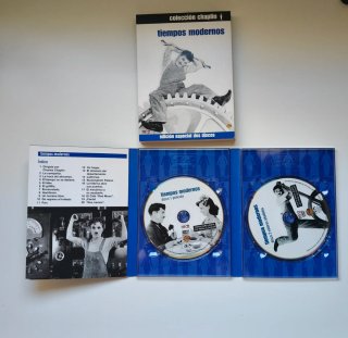 DVDs Chaplin: Tiempos Modernos y El Gran Dictador
