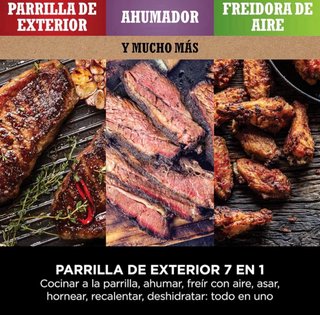 Barbacoa Ninja Woodfire 7 en 1 en garantia 17/8/28