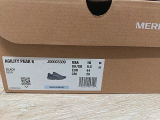 Zapatillas Merrell Agility Peak 6 Negras