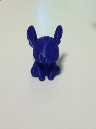 Mini figura Stitch 3D azul