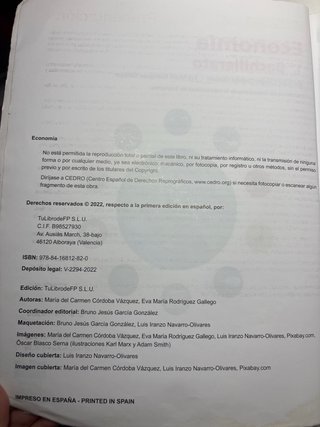 libro economia 1 bachillerato