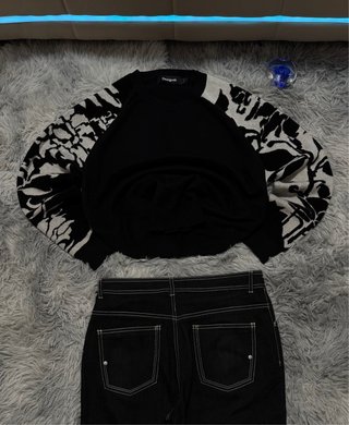 Jersey Desigual Negro De Lana