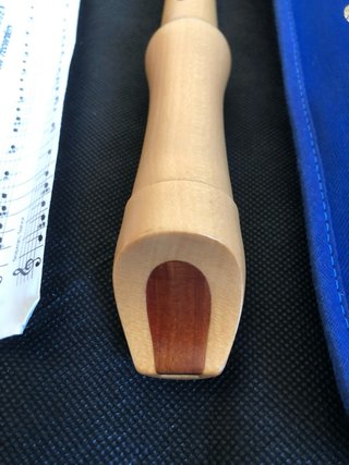 Flauta dulce soprano Schneider con funda
