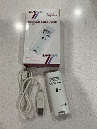 Batería Recargable GAMEware para Wii 1400 mAh
