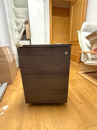 Escritorio oficina despacho madera y metal