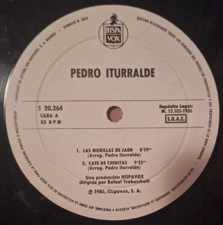 Pedro Iturralde Jazz Flamenco LP Reedición 1980