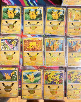 Lotto Carte Pokémon 30° Anniversario 30 carte