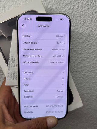 iPhone 16 Pro TICKET COMPRA Y GARANTÍA