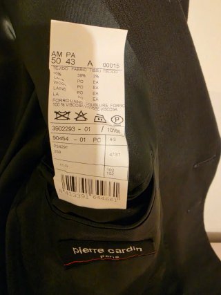 Americana blazer Pierre Cardin Paris Talla 50
