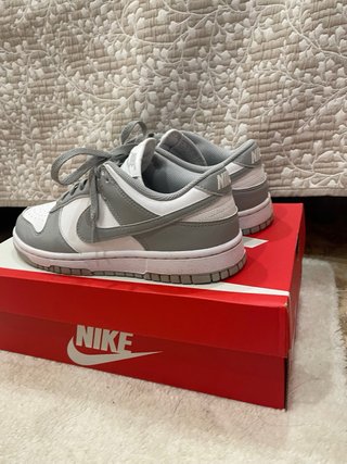 Nike Dunk Mujer Gris/Blanco
