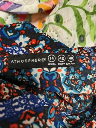 Blusa Atmosphere Talla 42 Estampada