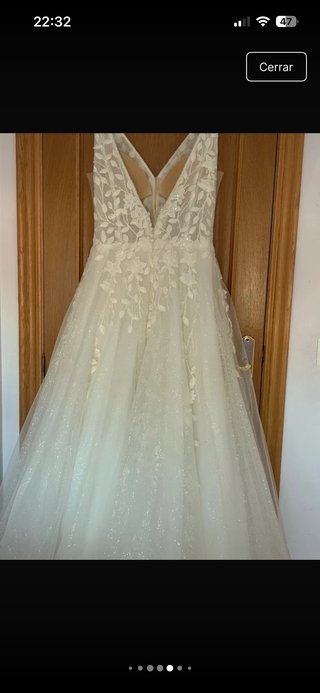 Vestido de fiesta o novia blanco