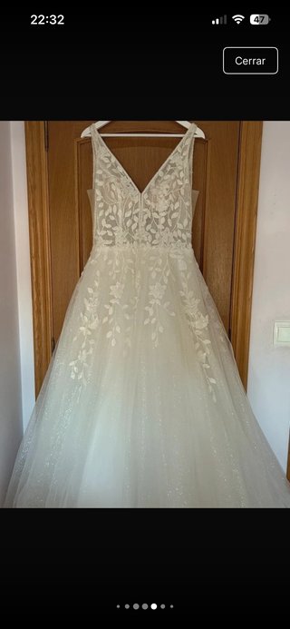 Vestido de fiesta o novia blanco
