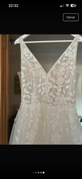 Vestido de fiesta o novia blanco