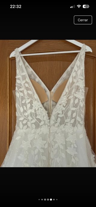 Vestido de fiesta o novia blanco