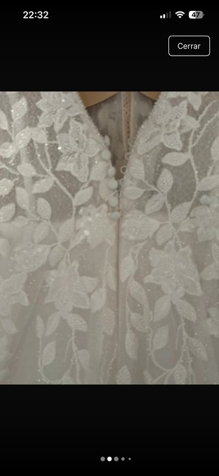 Vestido de fiesta o novia blanco