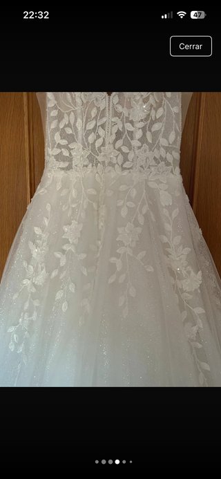 Vestido de fiesta o novia blanco