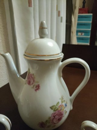 Conjunto Santa Clara Porcelana Flores